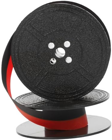 EXCEART Typewriter Ribbon Für Vintage Schreibmaschinen Rot-schwarz Dual-spule Klare Druckqualität Installieren Geeignet Für Büro Und Schule Langlebig Und Verschleißfest