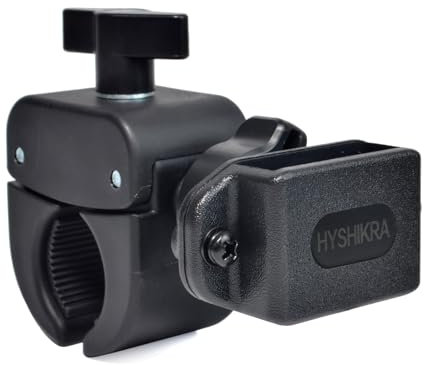 HYSHIKRA Bike Walkie-Talkie Mount, E-Bike Bicycle Scooter Radio Holder Hanger for Baofeng UV5R Motorola Talkabout Kenwood Yaesu Midland CB Handheld Radio