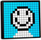 Tiardey Pixel Art Digitaler Fotorahmen, programmierbares RGB-LED-Panel, intelligente Uhr mit Social-Media-Benachrichtigungen, Heimdekoration, Kalenderuhr, Gaming-Gadget, Schwarz