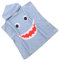 FEBE Badeponcho Kinder Smiley Badetuch Mit Kapuze Bademantel für Kleinkind