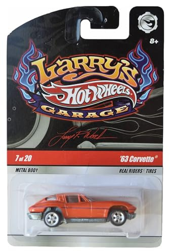Matchbox Hot Wheels '63 Corvett, Larry's Garage 7 of 20 [Orange]