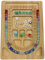 DHER Perlenbrett Platte Perlen Board Tablett für Perlen Boards Perlenbret Hölzerne DIY String Halskette Design Platte Einfädeln Design Tisch Schmuck Perlen Design Board Größe Skala Platte DIY (A)