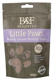 Benji & Flo Little Paws Move & Groove Mobility Treats, Chicken, 100g