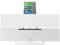 Cecotec Dekorative Dunstabzugshaube 90 cm Bolero Flux Dt 908010 Glass White A++. Mattweiße Glasoptik, Saugleistung 800 m³/h, 210-W-Motor, Automatische Öffnung, Kohlefilter