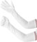 Psyqtsuary WeißE Handschuhe Lang, 1 Paar Handschuhe Damen Elegant Abendhandschuhe Stretch Braut Handschuhe für Damen Mädchen Kostüm Halloweenkarneval Party Opera Hochzeiten