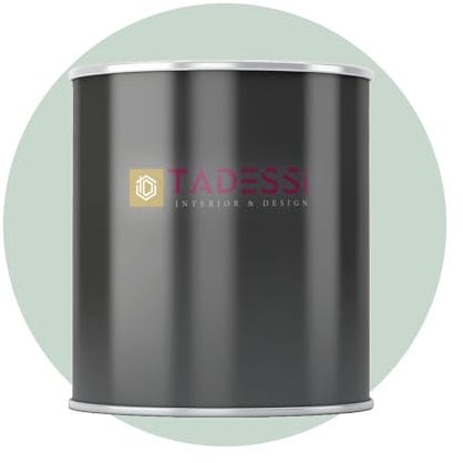 TADESSI Wall Select Wandfarbe Grün - Eukalyptus - abwaschbare Innenfarbe matt - Dispersionsfarbe - Geruchsarm und Lösemittelfrei - 1 Liter Gebinde