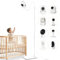 Baby Monitor Floor Stand Holder, Adjustable Baby Monitor Mount Compatible with HelloBaby, Infant Optics, Nanit Pro, Owlet, Babysense, Baby Ganibs, Bonoch, Universal Baby Camera Stand