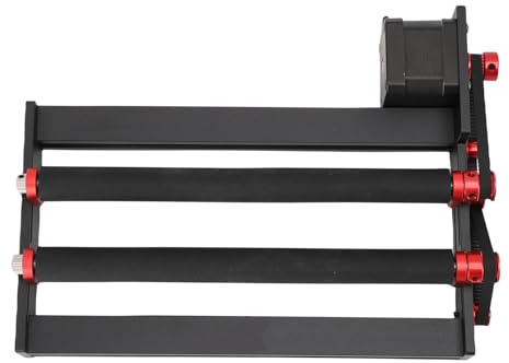 Cuifati Engraver Rotten Roller, 360 ° Rotatable Engraving y -Axes Roller Rotate 2 to 150 Mm for Tumblers Cans Cups Bottles