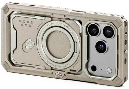 Tilta Khronos Hülle kompatibel mit iPhone 17 Pro, Einrast-Design, Verschlussklemme für sichere Montage, Durchgangskraft, funktioniert mit Fokusgriffen, Kühlmodulen, Filtern