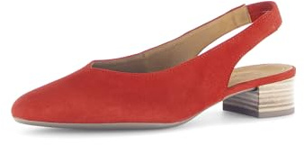 Gabor Damen Slingpumps, Frauen Pumps,blau,Rolling-Soft,Sensitive,Basic,Derby,Silber,rosa,grau,beige,Lack,braun,modisch,fire (Wood),38.5 EU / 5.5 UK