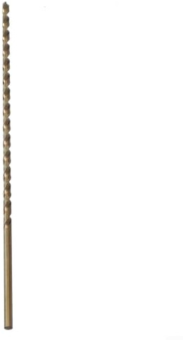 MKTOLHUs M35 Cobalt Drill Bit for Metal, 4mm | Extra Long 200mm, Stainless Steel Hard Alloy, 135 Degree Split Point, HSS 5% Co, Extended Length