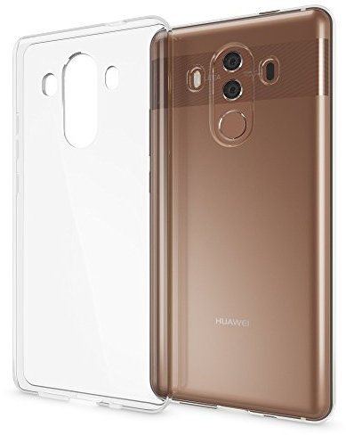 NALIA Custodia compatibile con Huawei Mate 10 Pro, Cover Protezione Silicone Trasparente Sottile Gel Case, Copertura Gomma Lucida, Morbido Ultra-Slim Protettiva Telefono Cellulare Bumper Guscio
