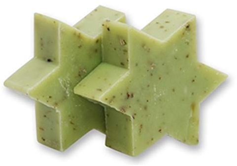 5 Stück Seifensterne Groß Eisenkraut - Weihnachtsseife - Florex Schafmilchseife - Seife