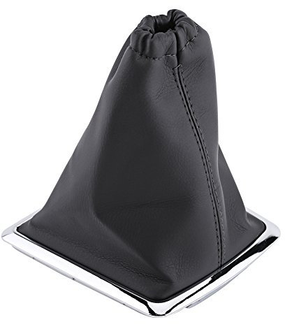 Nikou Schalthebelmanschette Gangschalthebel - Auto-Schalthebel-Gamaschen-Stiefel PU-Leder-Staubschutz-Ersatz für F0RD Focus 2005-2012