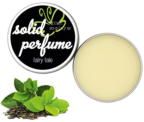 Festes Parfum Fairy Tale | Duft nach grünem Tee sowie leichten Moschus- und Zitrusnoten (vegan)