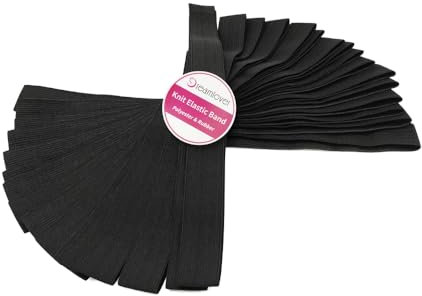 Dreamlover Black Elastic for Sewing, Wig Band for Lace Front Wigs, Melting Band, 25mm x 11m