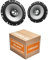 Kenwood KFC-E1754-16,5cm 160mm Lautsprecher Boxen Paar 180Watt - Einbauset passend für Smart ForTwo 451 Front - justSOUND