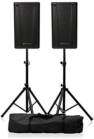 2x dB Technologies B-Hype 12 Active PA Speaker 12 DJ Disco Sound System Bundle