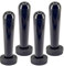 4x Neodym Magnete Gummiert Car Wrapping Magnet Werkzeug Folierung Scheibe Topfmagnet Gummi Runder Magnete mit Griff zum Auto Folieren [Ø 22mm - 5KG]