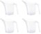 4 Pack Plastic Funnel Pitcher Measuring Cup with Long Spout Easy Soap Making Pouring Pitcher Large Measuring Jug for Bakeware Molds, Pancake, Batter, Muffin, Cakes, Soap Making(32 ounces/1000 ml)