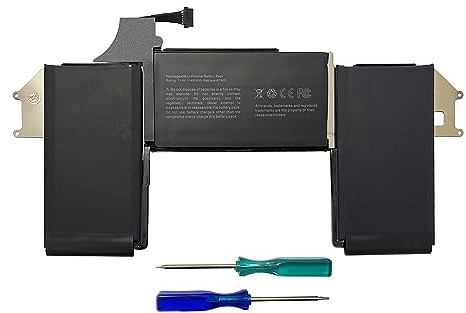 Ersatzakku für MacBook Air 13 Zoll – Passend für Modelle A1932, A2179, A1965 (Ende 2018, 2019, Anfang 2020) | EMC 3184 & EMC 3302 | 11,4V 49,9Wh Hohe Leistung