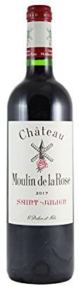 Château Moulin de la Rose Saint-Julien Cru Bourgeois Rouge 2017 - Vin AOC Rouge de Bordeaux - 75cl - Cépages Cabernet Sauvignon, Merlot