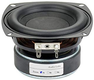 1 unid 4 Pulgadas HI-FI 8OHM / 4OHM Altavoz de subwoofer Audio Super Bass Woofer Altavoz 40W Alta Alta Altavoces (tamaño : 8ohm)