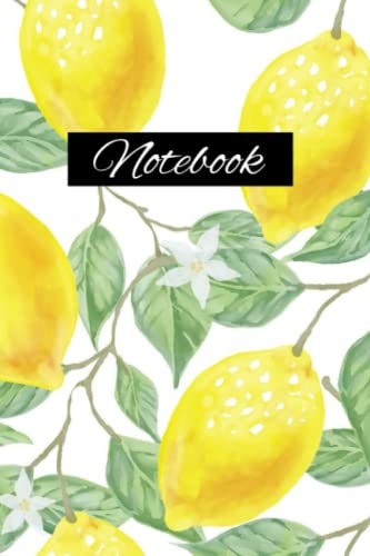 Lemon Notebook: College Ruled