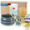 Original Matcha Tee-Set Deluxe mit Matcha-Schale, Bambus-Besen, Besenhalter, Dosierlöffel - Das Luxus Teezeremonie Geschenk-Set (Deluxe Tee Set)