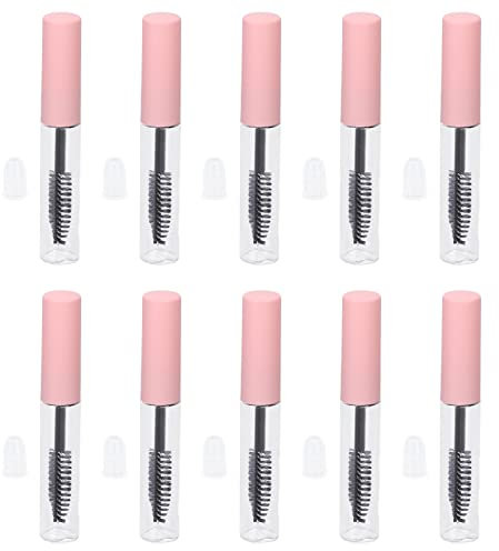 Tubo per mascara fai te, tubo per mascara vuoto riutilizzabile di buona tenuta 10 pezzi 5 ml per olio per la crescita delle ciglia per uso in viaggio