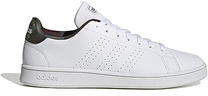 adidas Herren Advantage Base Court Lifestyle Shoes Schuhe, Cloud White/Cloud White/core Black, 46 EU