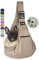 Hundetragetasche Tragetasche für Hunde NATUYA Träger mit Netztasche für Carrier Dogs Katzen-Hände Freie Pet Bag-Schnalle Netz Tasche Haustier Tasche (Khaki)