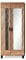 moebel-eins PERLINO Garderobenschrank II, Front Massiv, Wildeiche geschroppt