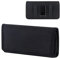 Funda Cinturón Horizontal para Móviles y Smartphones Bolsas de Telefono con Clip de Cinturón para Teléfonos de 6,0-6,8 Pulgadas Negro