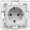 Shelly Prise murale Blanc CEE 7/4 (Schuko) Plastique 230 volts_of_alternating_current 16 amps