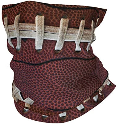 American Football Laces Printed Face Mask Bandanas Neck Gaiter Headwear Magic Scarf Headband Seamless Gaiter Sport Outdoor