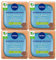 Nivea Naturally Clean Feststoffreiniger, erfrischendes Gesicht mit Mandelöl und Preiselbeeren Formel Vegan mit Zutaten 99 % natürlicher Herkunft – 4 Seifen à 75 g