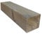Generic Square Wooden Fence Post, 6ft x 4in, 1.8m x 10cm, 6 Pack, Pressure Treated, Green ACQ, Suitable for Most Fencing Types