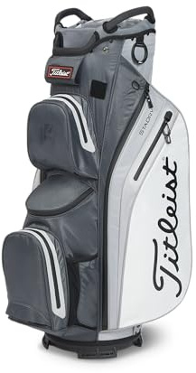 Golftasche TITLEIST Cart 14 STADRY Navy/Rot