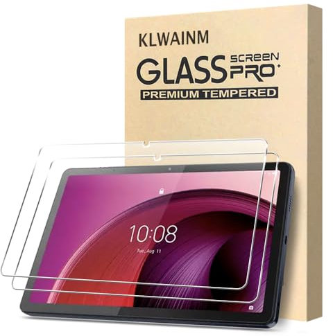 KLWAINM [2 Pezzi] Pellicola Protettiva Compatibile con Lenovo Tab M10 5G 2023/Tab M10 Plus 3RD Gen 2022 10.6 Pollici Tablet Vetro Temperato, Durezza 9H Anti-Graffio Trasparente HD Senza Bolle