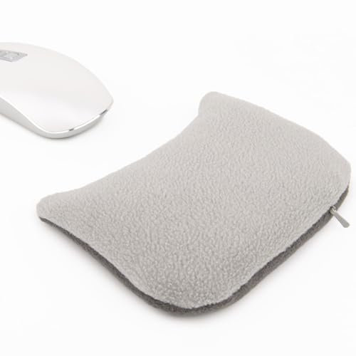 Ergonomic Mouse Wrist Rest Bean Bag, Ergobeads Mouse Wrist Support for Computer, Laptop, PC Gaming, Home Office Work, Easy Typing, Pain Relief (Gray)
