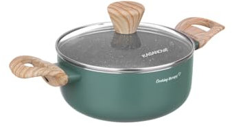 Casseruola 18 cm verde Cooking Therapy con coperchio