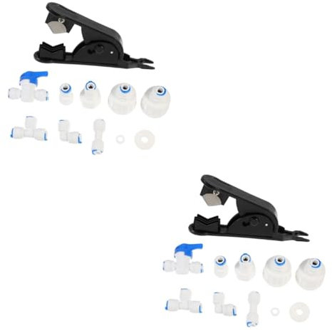 Uonlytech 2sätze Kühlschrank Wasserzulaufleitung Teiliges Zubehör Für Eismaschinen Und Kaffeemaschinen Lebensmittelechte Materialien Einfache Installation Optimale Leistung Kompatibel