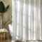 Rideau Douche,Rideaux de Douche en Tissu Textile Polyester résistant,à la moisissure imperméable Lavable Rideau de Salle de Bain (Blanc, 180L X 200H cm (1 Panneaux))