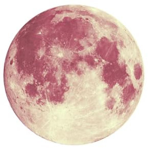 ibasenice 1stücke Full Moon Wall Sticker Für Kinderzimmer Kreative Wanddekoration Leicht Anzubringen Material Für Glatte Oberflächen