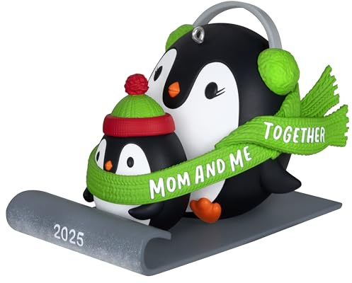 Hallmark Keepsake Christmas Ornament 2025, Mom & Me Penguins Sledding 2025, Gifts for Moms