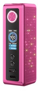 VooPoo Vinci Spark 100 Mod 18650 Battery (sold separately) 5-100W Output Fast Charge 510 Connection No Nicotine (Rose Red)