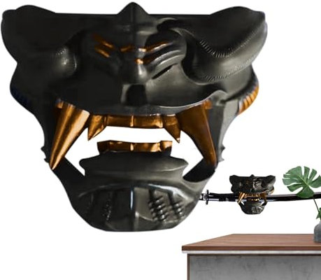 Support Mural Pour Masque Oni Katana | Wandhalterung Für Katana-Aufbewahrungsständer,Katana-Wandhalter, Dekorationswerkzeug Für Glatte Oberflächen Für Schlafzimmer, Geschäft, Wohnzimmer, Esszimmer,