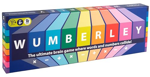 Kuckoo Games: Wumberley | The Fast-Paced Word & Numbers Game for Families | 10-Minute Brain Challenge Game for 2+ Players | Ages 8+ | Fun Educational Party Game