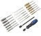 Voche® 20 Piece 1/4 Hex Twist Wire Wheel Brush Part Cleaning & Rust Remover Set